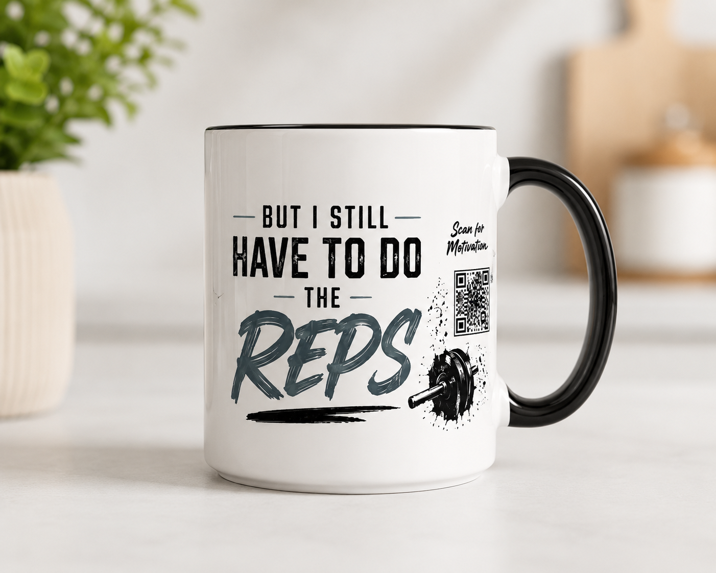 God Gives Me Strength mug back