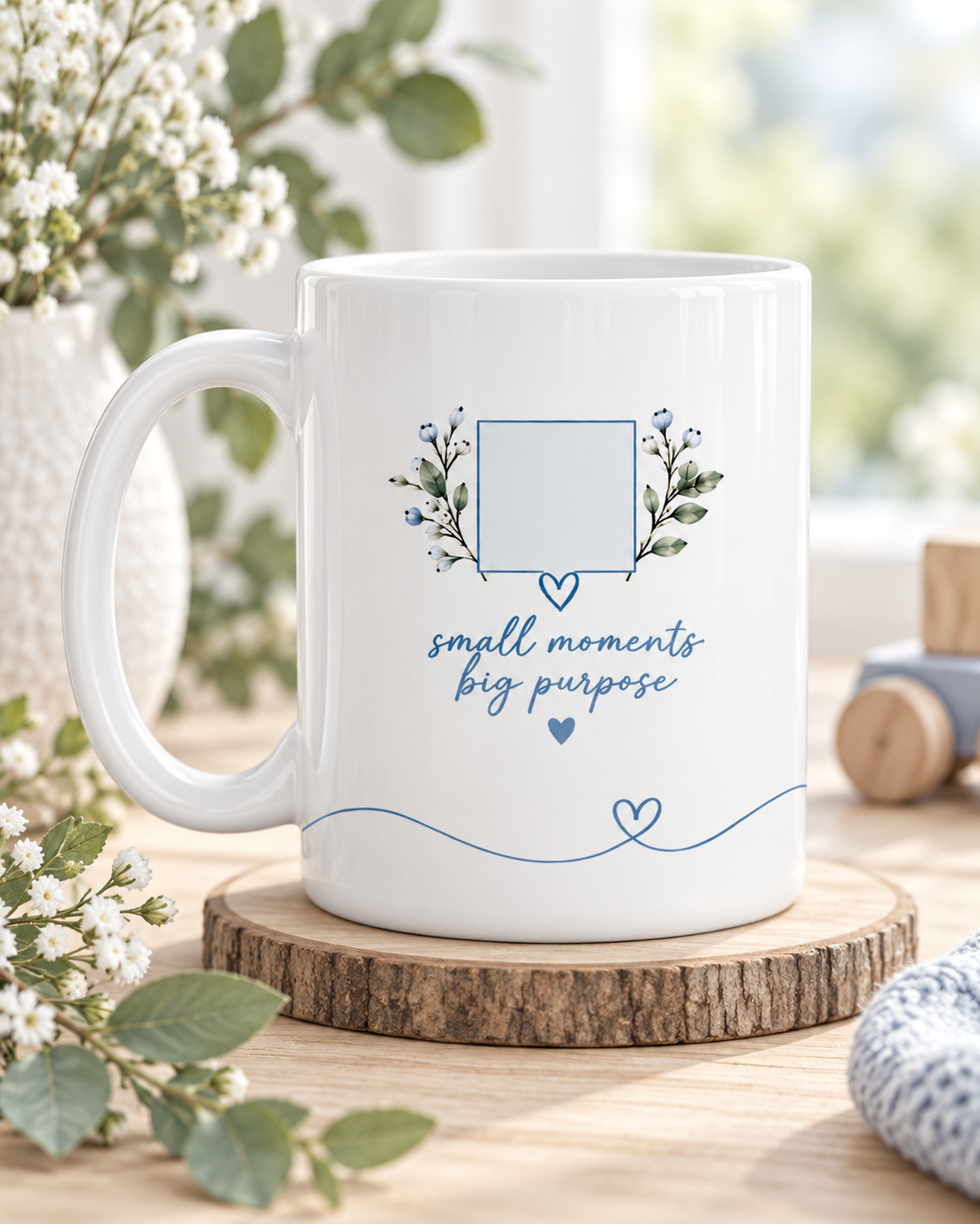A Child is a Heritage from the Lord mug back, boy
