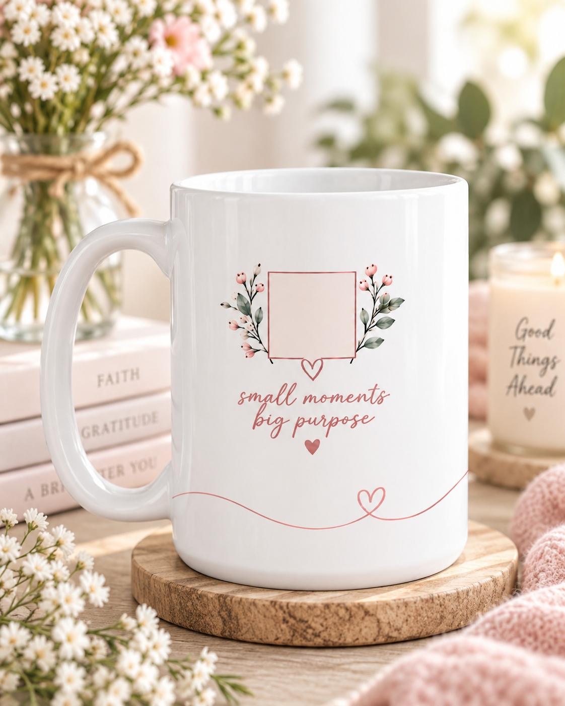 A Child is a Heritage from the Lord mug back, girl