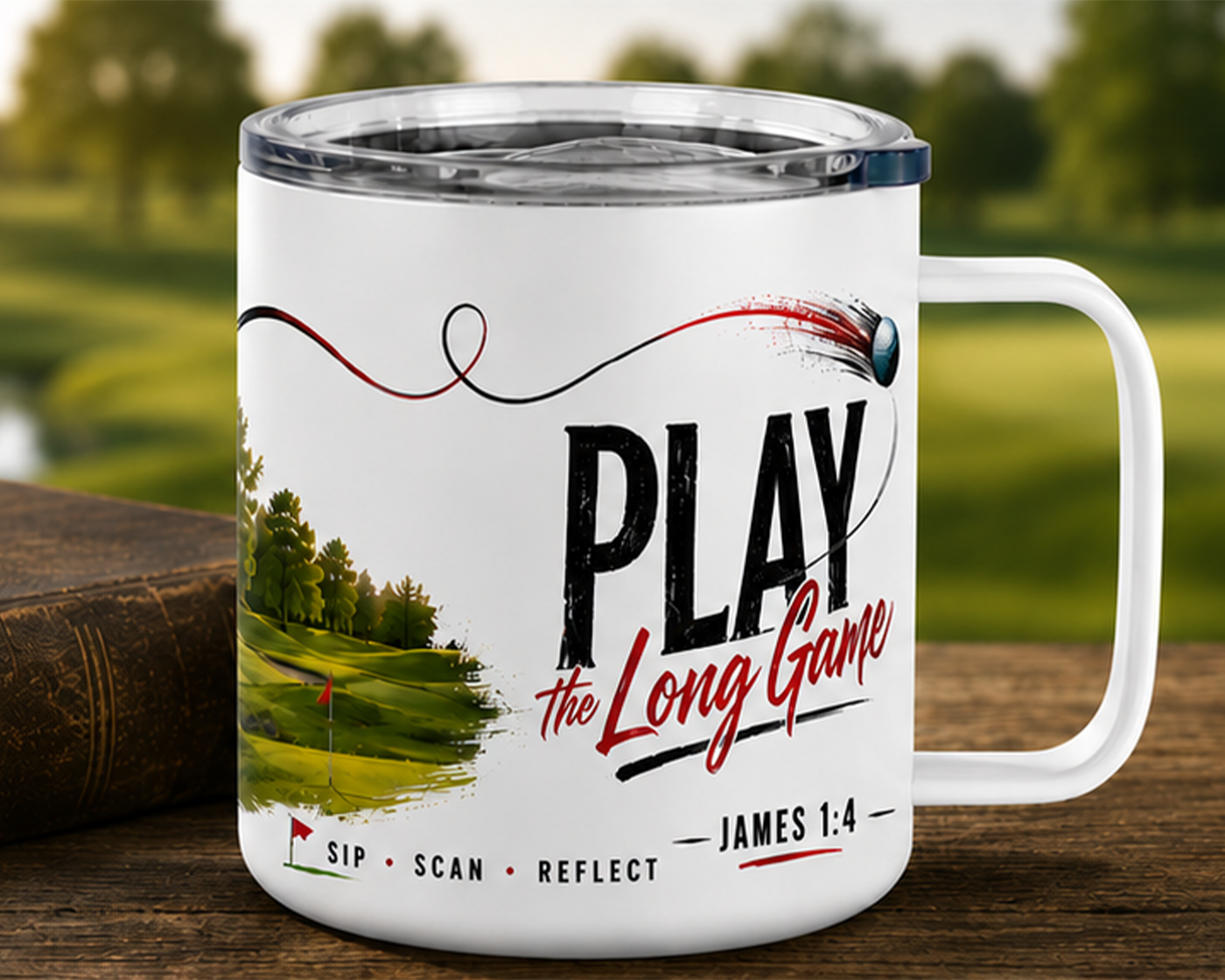 Play the Long Game SS mug front
