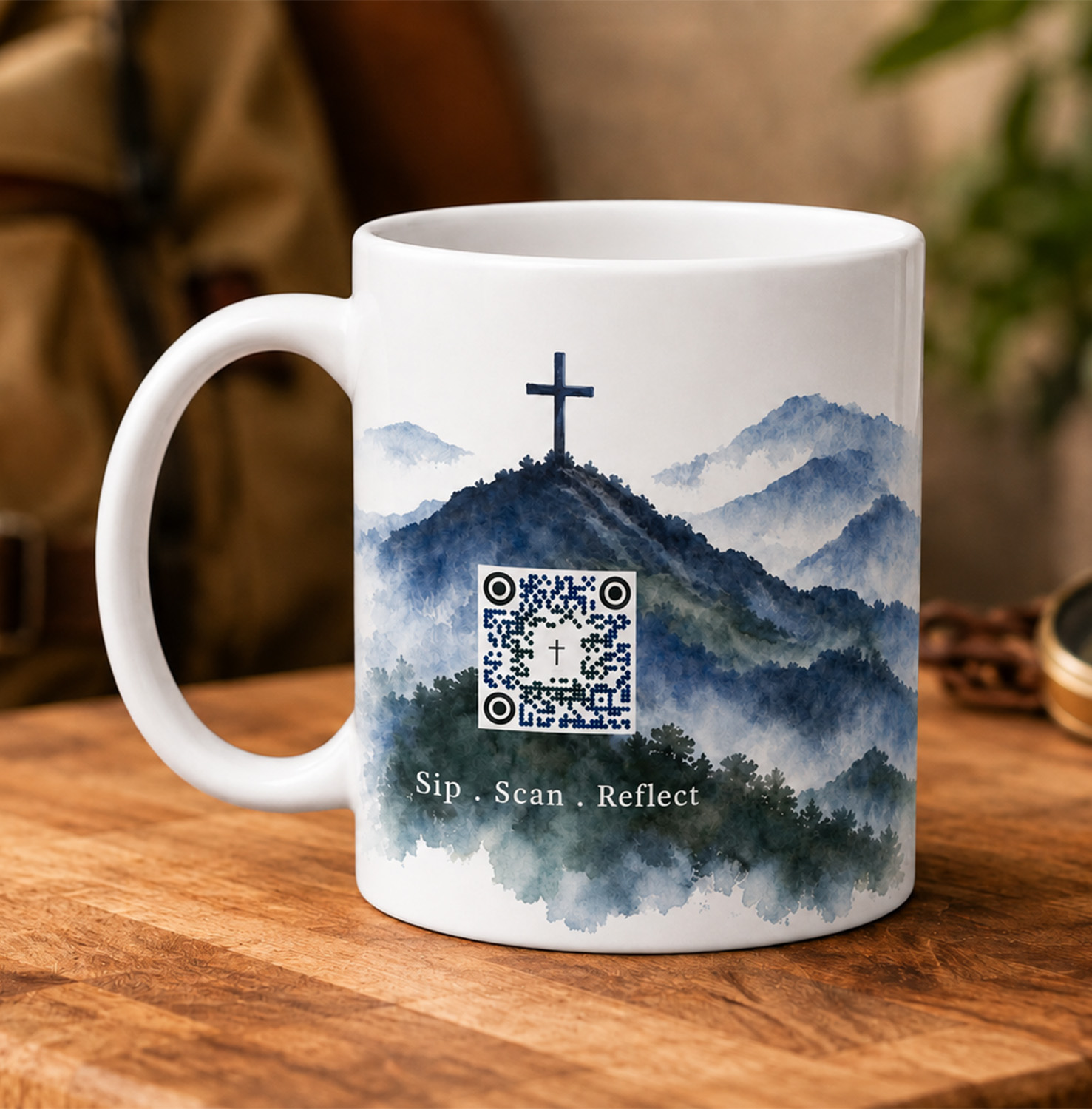 Take the Hike Blue Ridge mug back