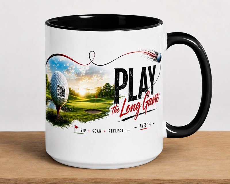 Play the Long Game mug front